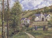 Camille Pissarro A View of L-Hermitogo,near Pontoise china oil painting reproduction